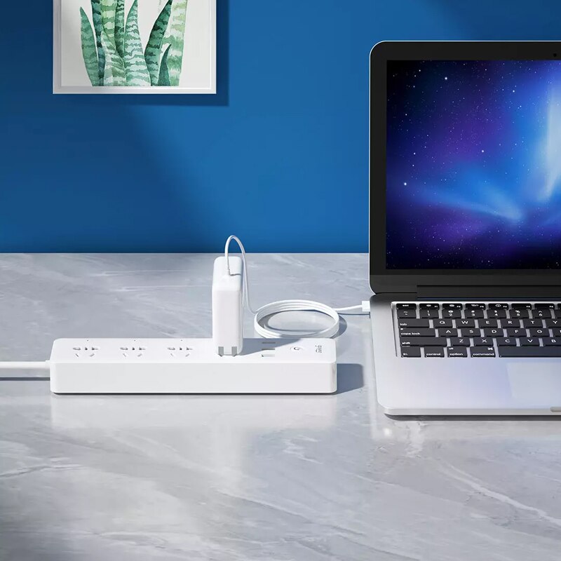 Youpin-regleta inteligente Gosund CP5, Control por voz WIFI, 4 enchufes, 3 USB, 18W, carga rápida, enchufes de extensión, funciona con la aplicación Mijia