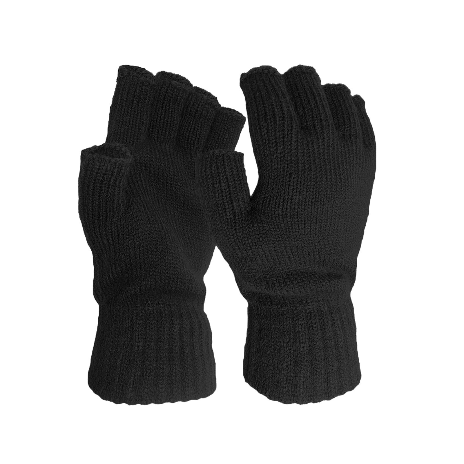 Winter Houden Warme Wollen Handschoenen Gebreide Flip Vingerloze Dunne Gebreide Handschoenen Voor Mannen Vrouwen Blootgesteld Vinger Wanten Touchscreen Handschoen