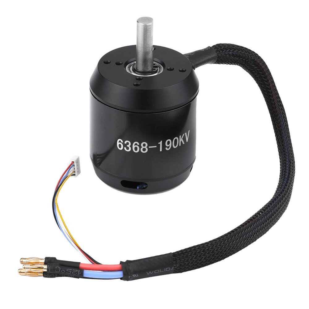 22-48V D6368 Brushless Motor Sensored RC Motor 6368-190KV 6-12S For Electric Balancing Scooter Brushless Motor: Default Title