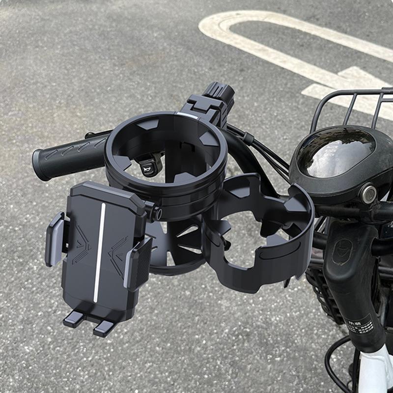 Adjustable cup holder for strollers, adjustable multi-purpose cup holder, user-friendly stroller accessory, black cup holder with