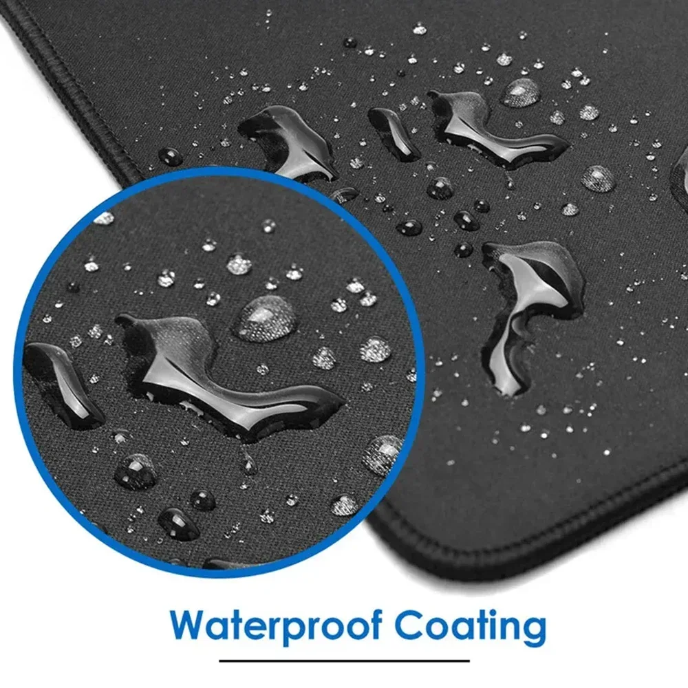 All Black Mouse Pad Water Proof Gaming Accessories Mause Ped 40x45 40x90CM Computer Desks Table Cushion Office Carpet Playmat