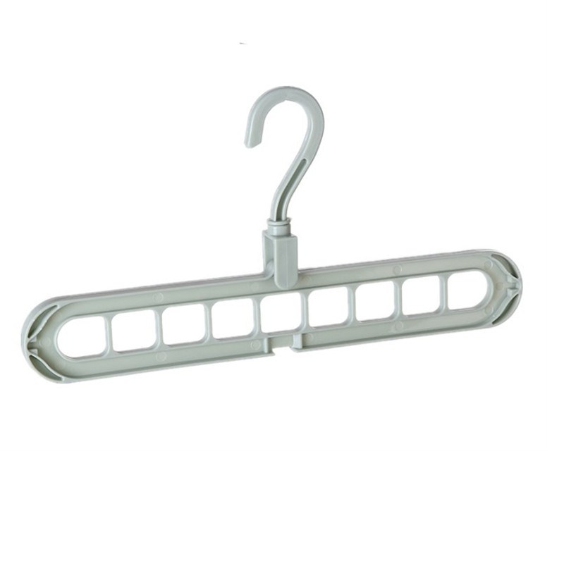 Kledinghanger Rekken Multi-Port Ondersteuning Cirkel Kleding Drogen Multifunctioneel Plastic Sjaal Kleerhanger Hangers Opbergrek: Chocolade