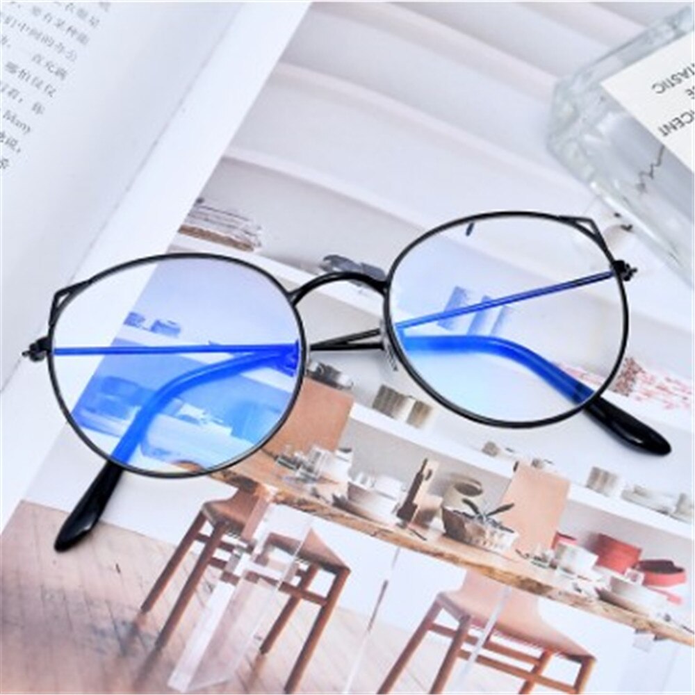 Korean Style Flat light Cat Ear Glasses Retro Meta... – Grandado
