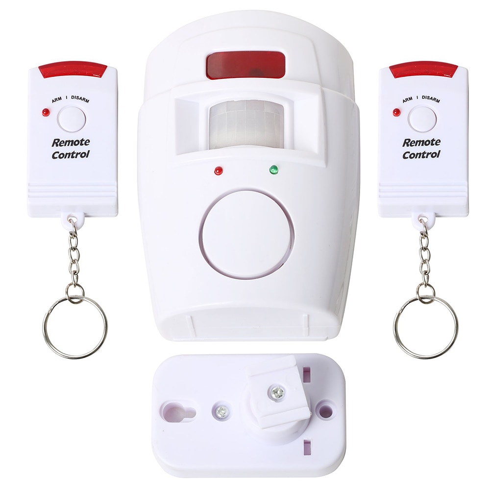 Home Security PIR Motion Sensor Alarm met 1 Verstelbare Muur