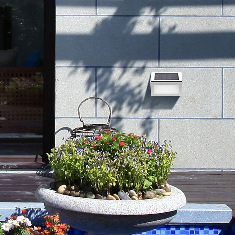 Luz Solar de 2 LEDs, luz Solar amarilla blanca, lámpara Solar con Sensor de seguridad inalámbrica, lámpara de pared, luces de calle, iluminación decorativa para exteriores