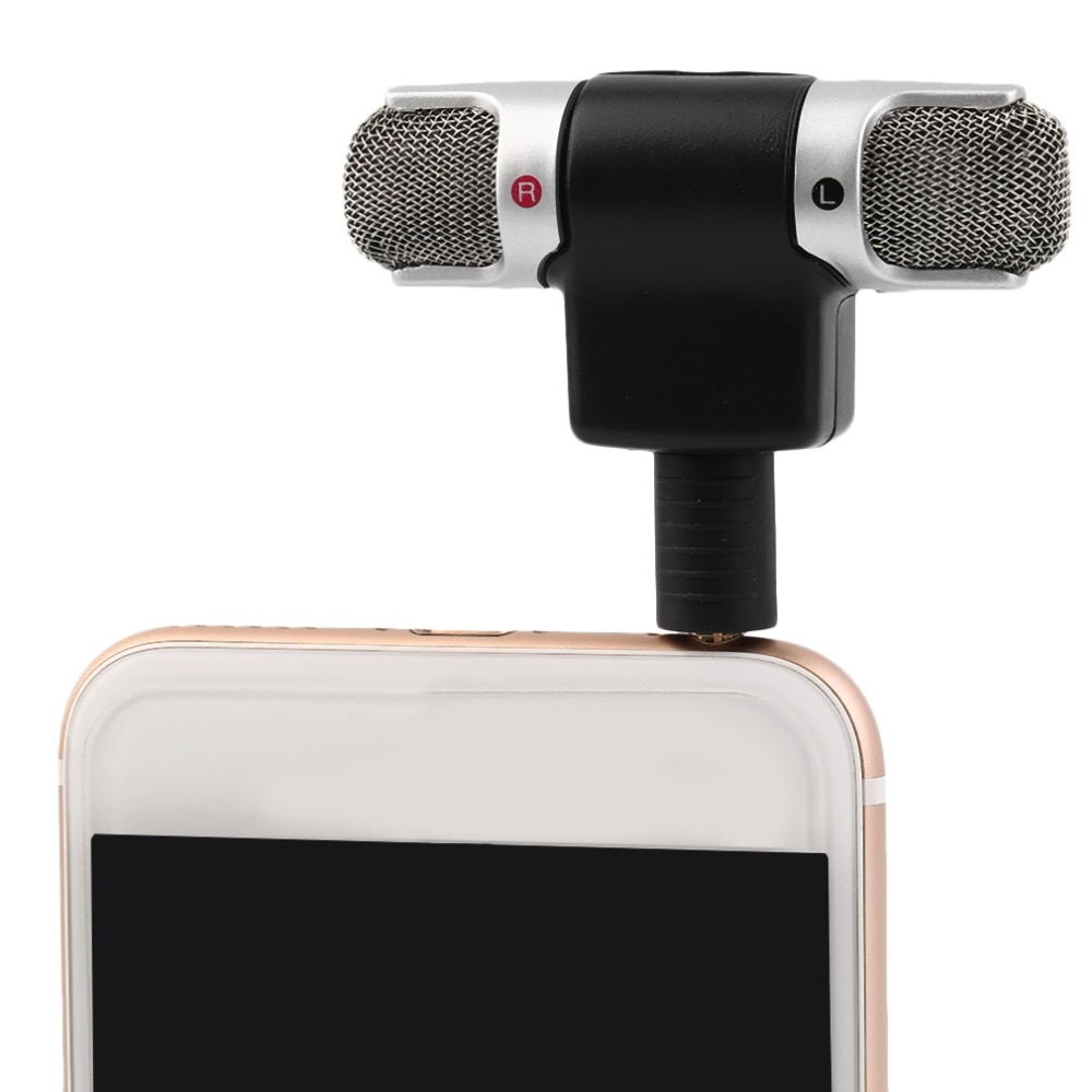 Draagbare Mini Mic Digitale Stereo Microfoon voor Recorder Mobiele Telefoon Aankomst
