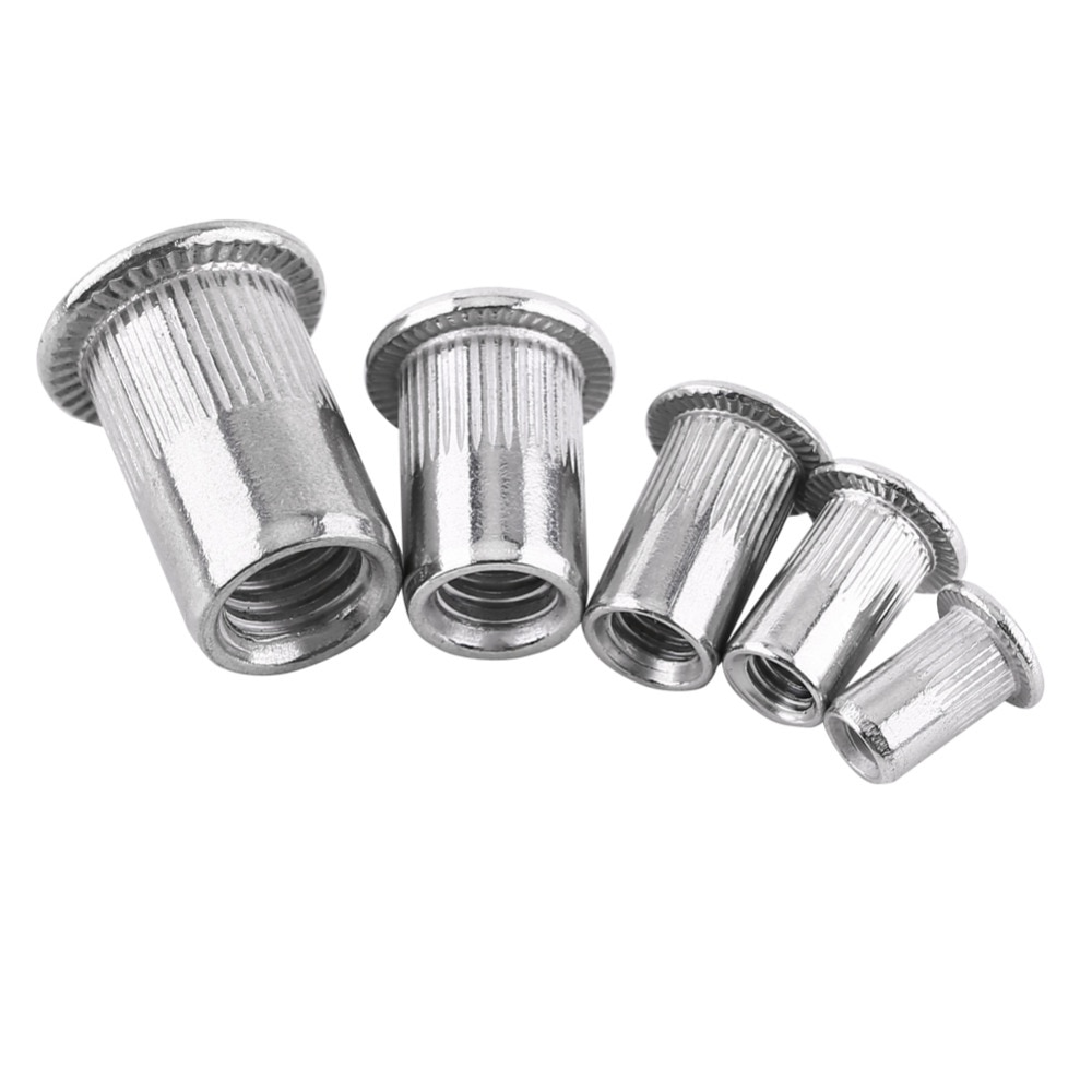 Écrous à Rivet aveugle en acier inoxydable | En acier inoxydable, tête plate, insérer un écrou à Rivet, vis de réparation, accessoires la meilleure offre 20 pièces