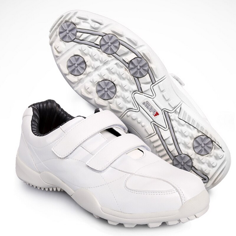 Pgm , zapatos de Golf antideslizantes para mujer, zapatillas ligeras transpirables de Golf/tenis, zapatillas de deporte de cuero suave AA10098