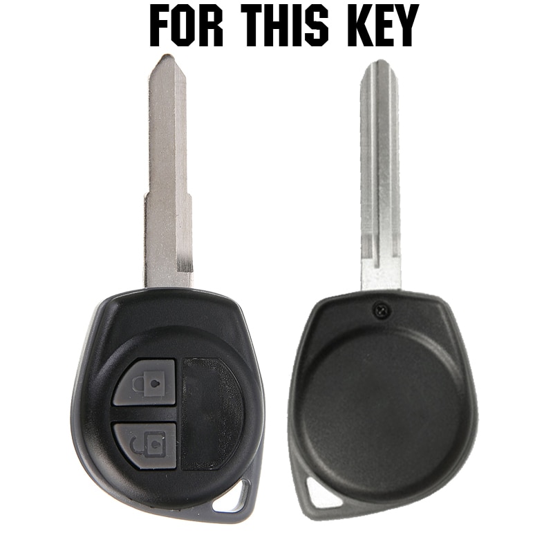 Silicone Remote Key Case For Opel / Vauxhall Agila For Fiat Sedici 2004 - Fob Shell Cover Skin Holder 2 Button