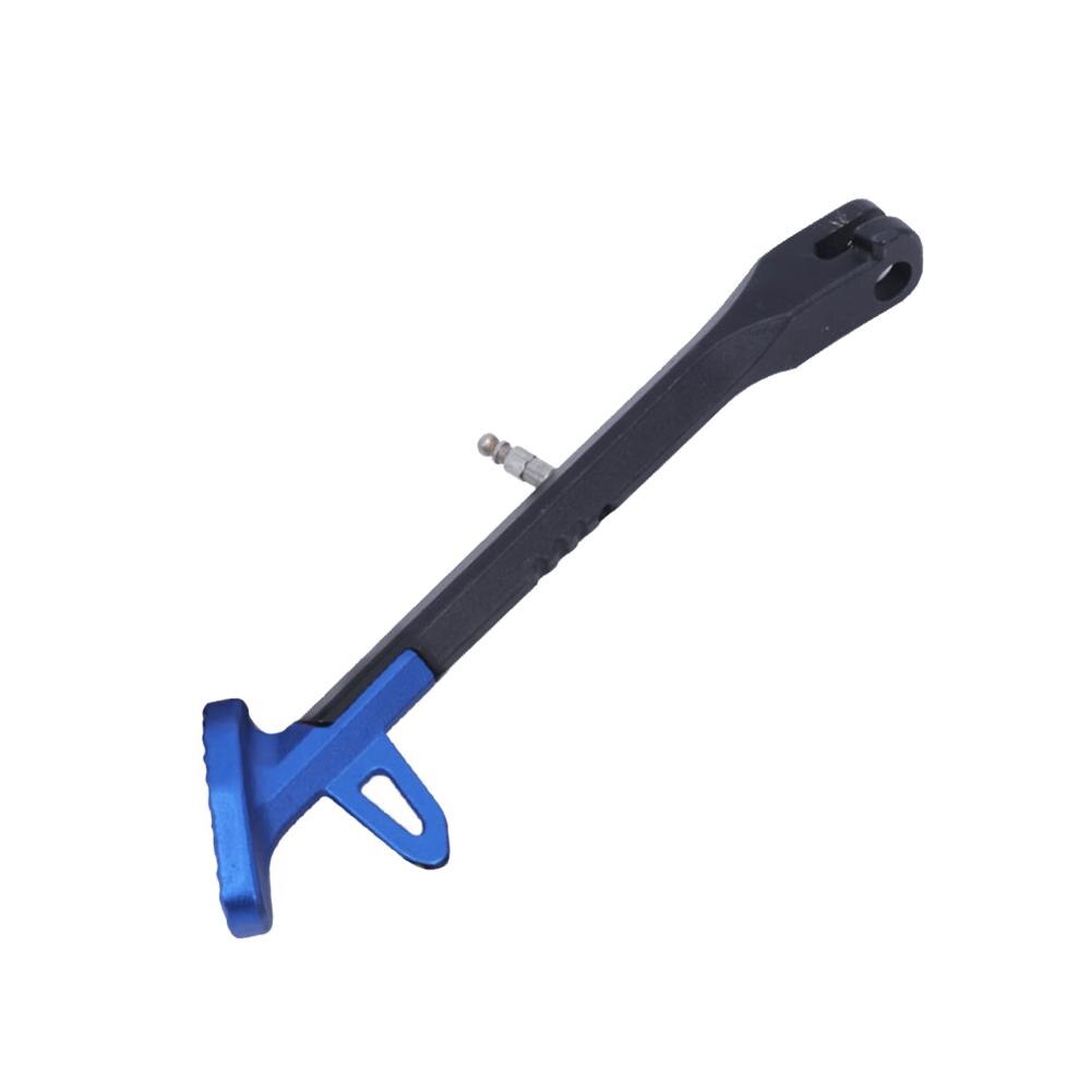 1pcs Universal Motorcycle Side Stand Motorcycle Kickstand Adjustable for Electric Motorbike Parking Foot Side Support Stand: blue