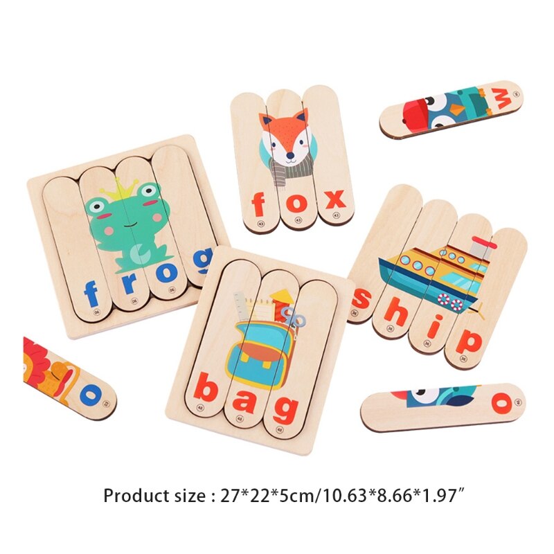 Buchstabenmaschine & zählspiele für kinder 3 in 1 – frühkindliche lernmaterialien mit niedlichen bildkarten