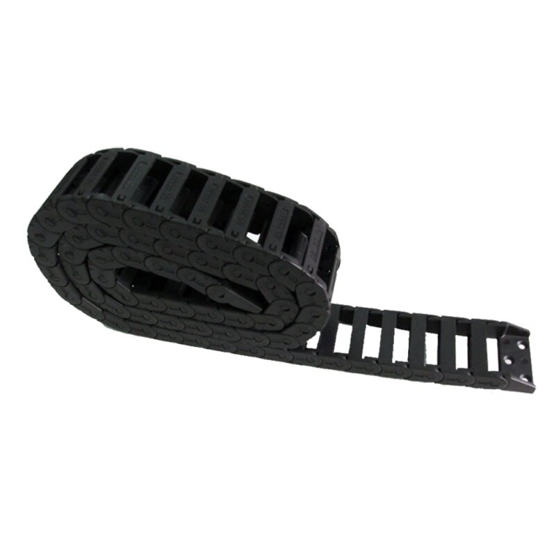 Jflo 10 x 30mm 1 meter kunststof sleepkettingdraaddraagkabel voor cnc-freesbrug buitenopening met connectoren