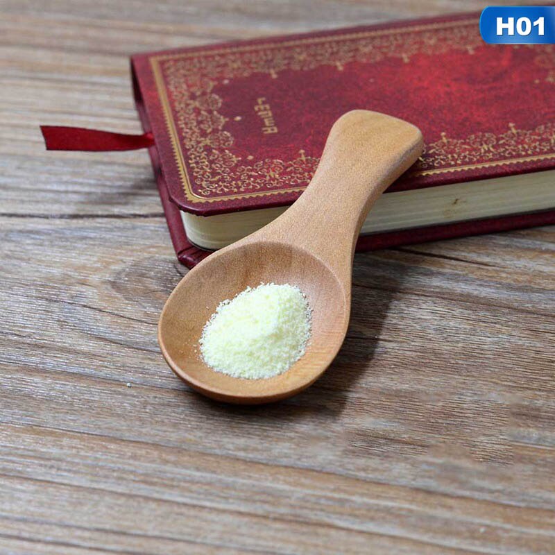 Child Milk Powder Wooden Spoon Ice Cream Milkshake Spoon Mini Sugar Spoon Salt Wood Spoons Cooking Tools Kitchen Gadgets