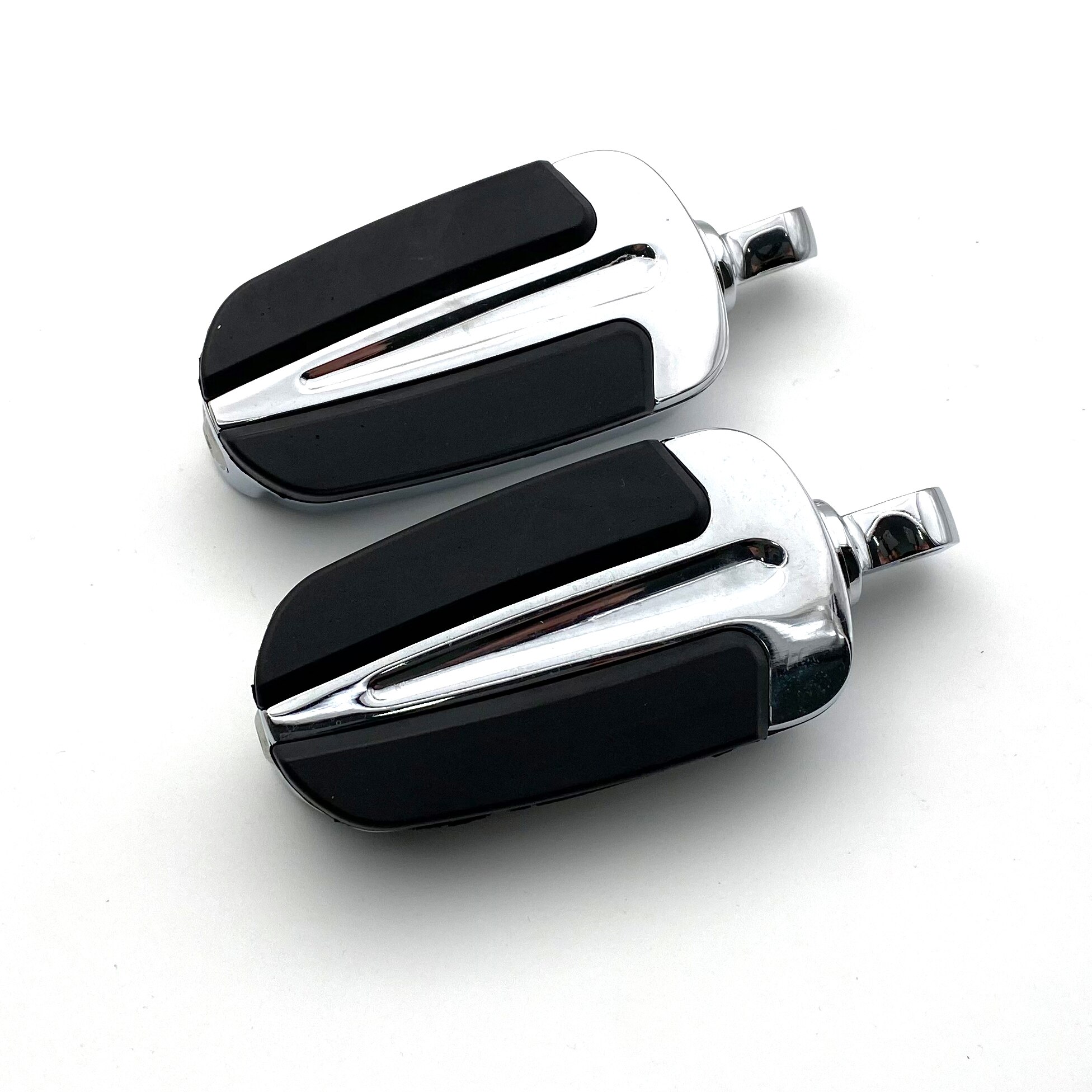 REALZION Motorcycle Part Male Mount Foot Pegs Footrest Footpegs For Harley Davidson Sportster Iron Touring Custom Dyna Softail: Style H