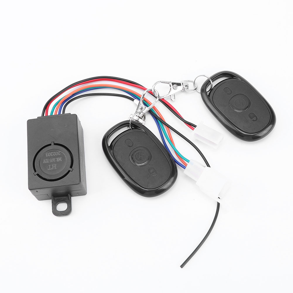 E-Bike-Alarmsystem, 36–72 V, 125 dB, Diebstahlschutz für Elektroroller, Fahrrad, Sicherheit, Anti-Verlust-Fernbedienung, Detektor, Alarm, 1–3 Set
