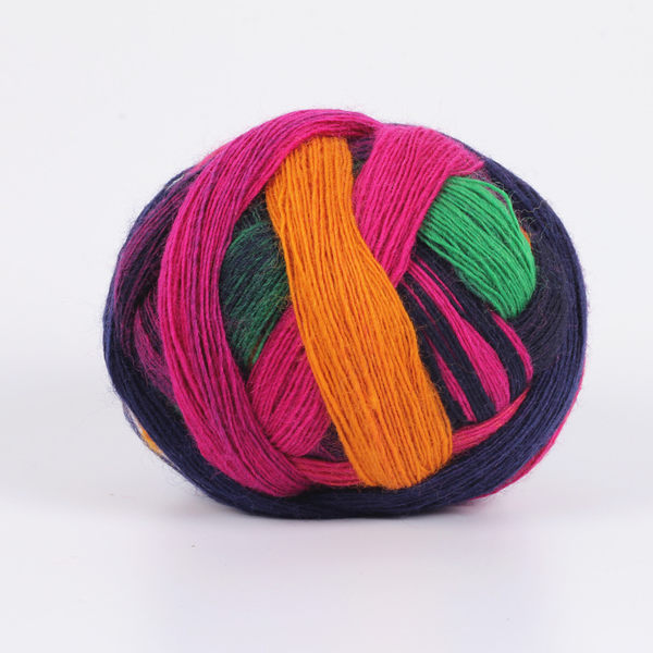 nouveauté 100g 800 m naturel doux laine arc-en-ciel espace colorant fantaisie fil unique organique Crochet fil X4012: 06
