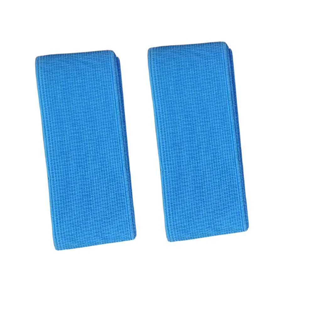 2 stuks strandstoel handdoekhouder riem zwembad achtertuin winddichte elastische banden handdoek veilige houder bandjes: HEUBLAUW
