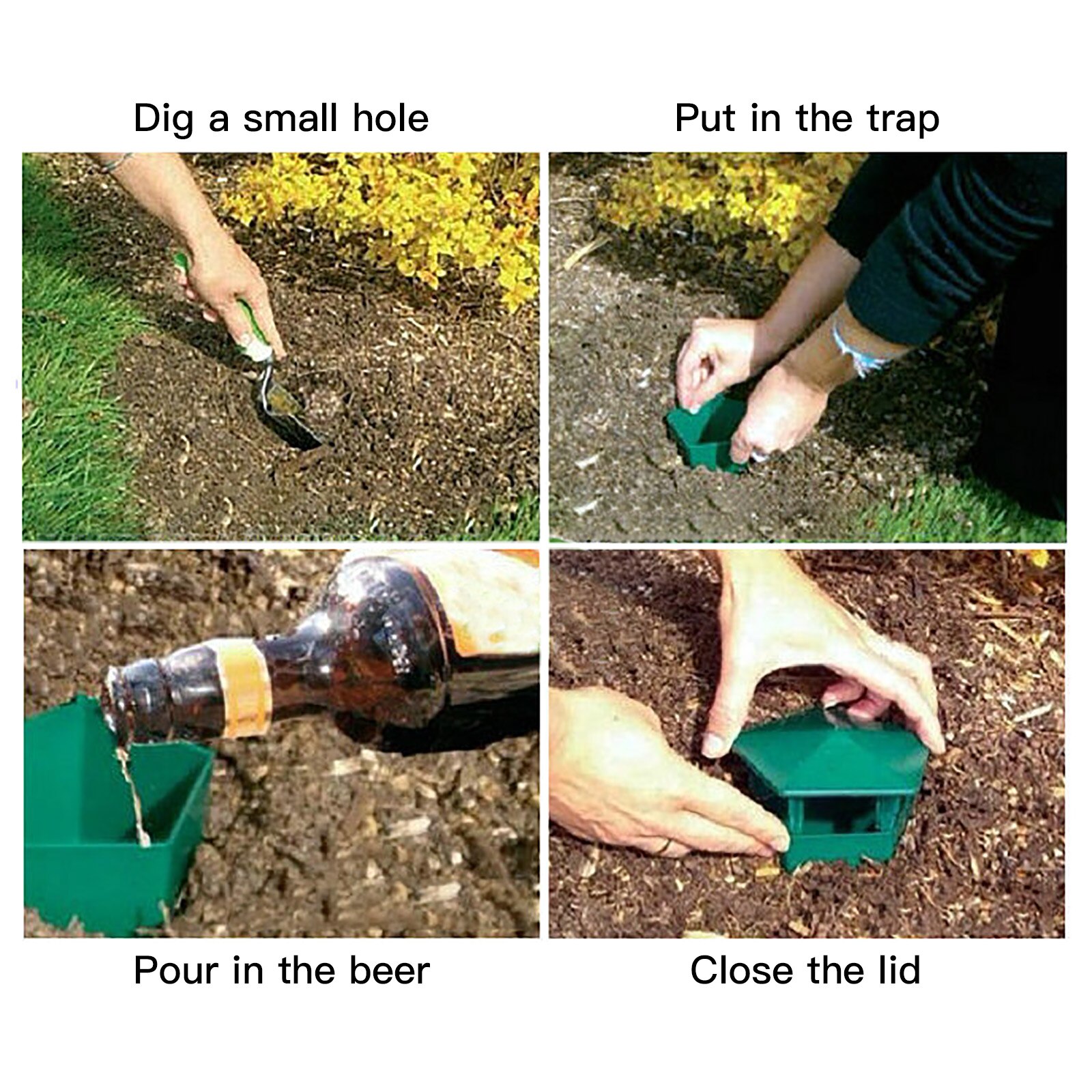 Garden And Vegetable Garden Snail Traps Insect Catcher Box Catcher Leech Box Eco Friendly Slug Clear Planarian Farm Protector