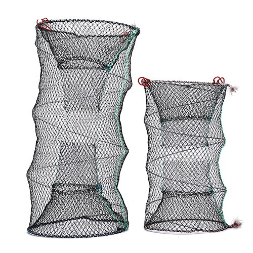 1 pc pêche pliable piège fonte garder Net crabe écrevisses homard attrape-Pot piège poisson filet anguille crevette vivant appât offre spéciale