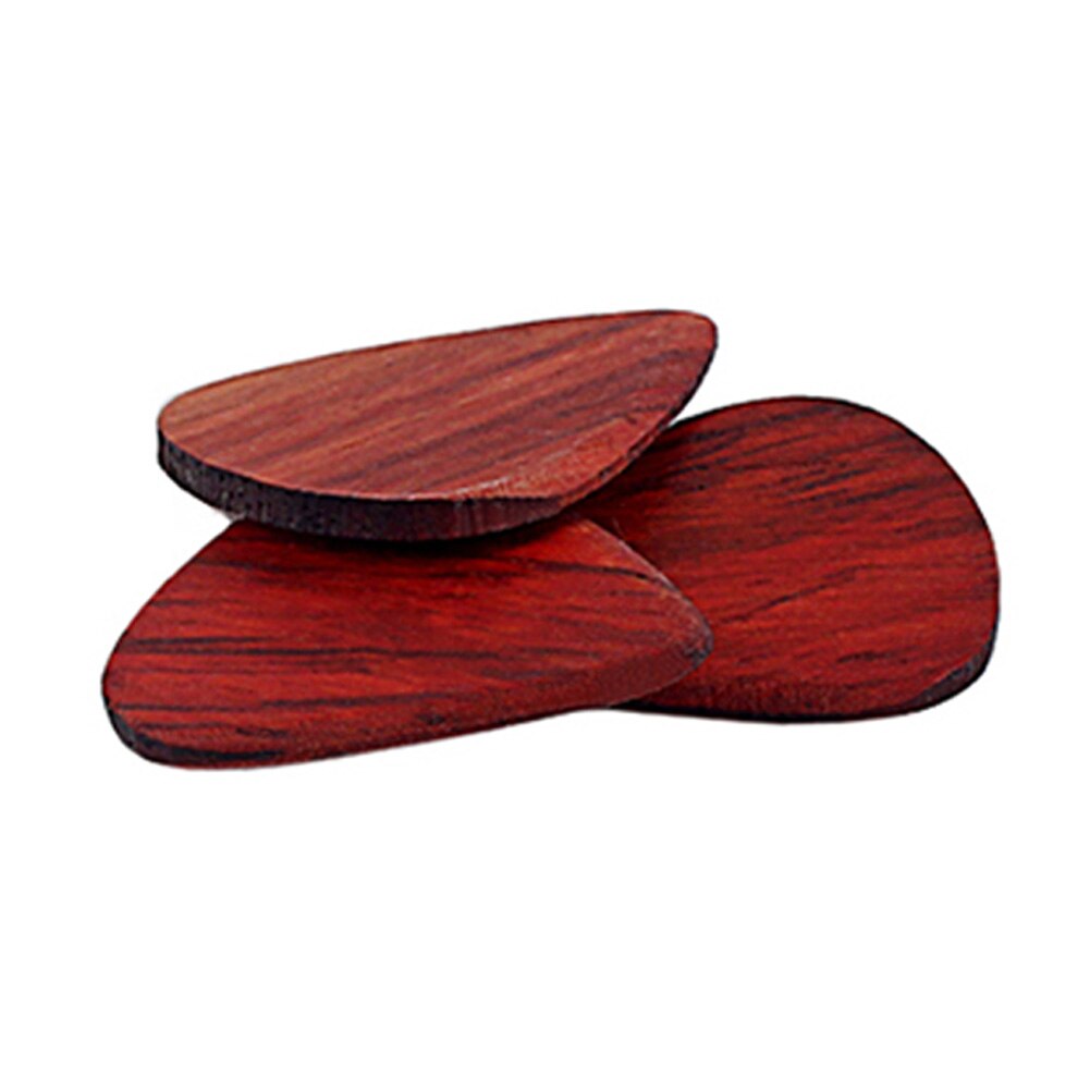 3 stuks houten gitaar, bas, ukelele, plectrums, muziekinstrument accessoires