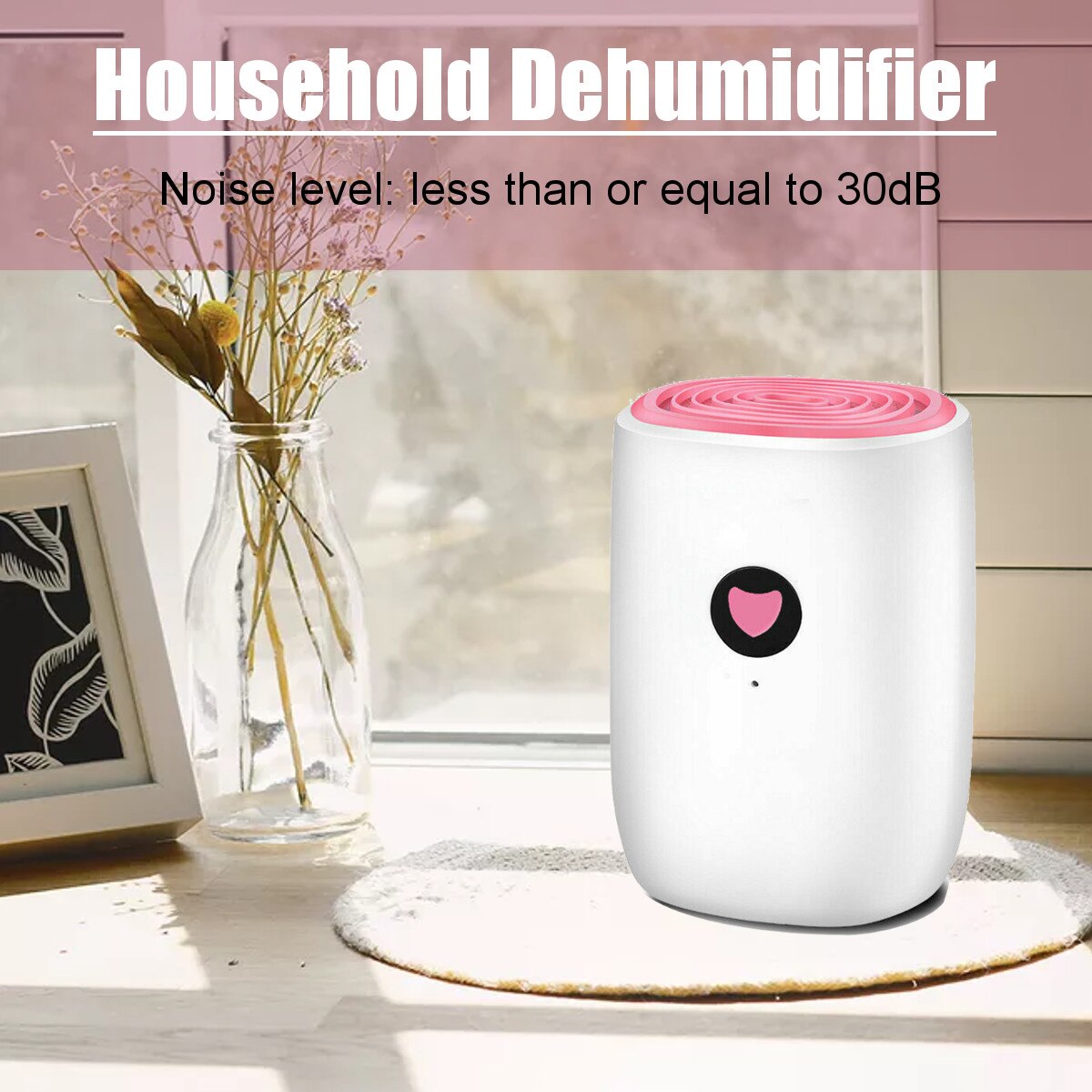 800ML Electric Air Dehumidifier Mini Portable Air Dehumidifier for Home LED Display Electric Room Dehumidifier Purifier Machine