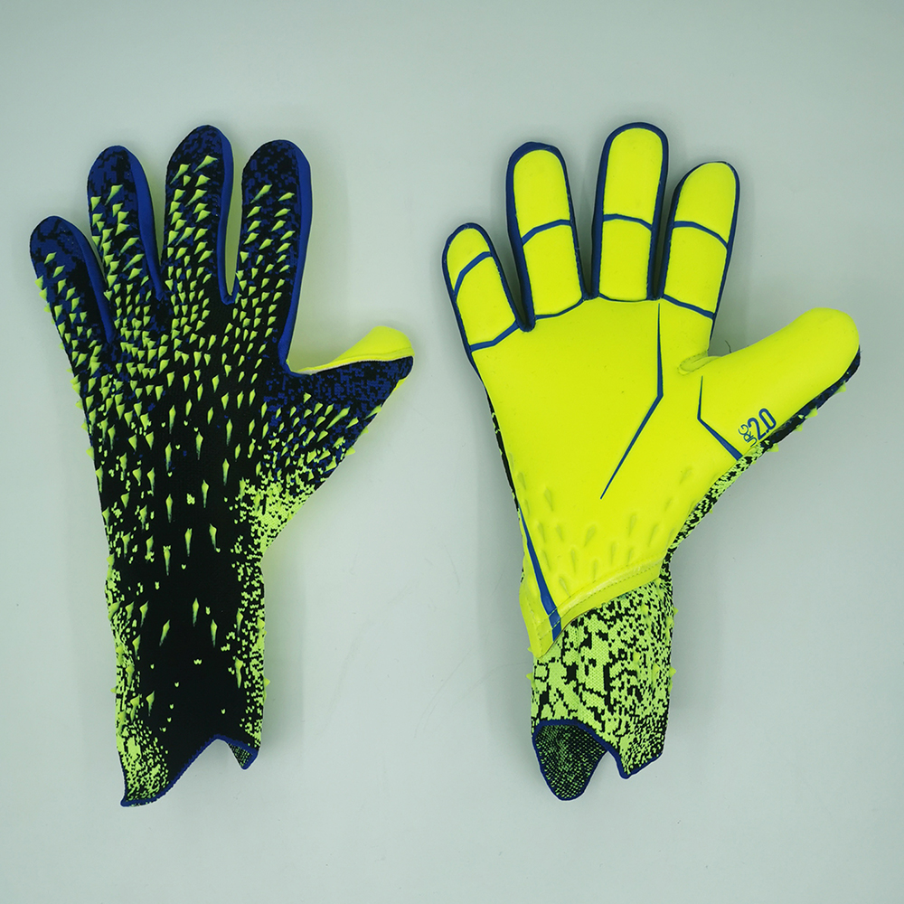 Professionele Voetbal Keeper Voetbal Handschoenen Anti-Slip Dikker Voetbal Keeper Handschoenen Vinger Bescherming Handschoenen Voetbal Equipmen