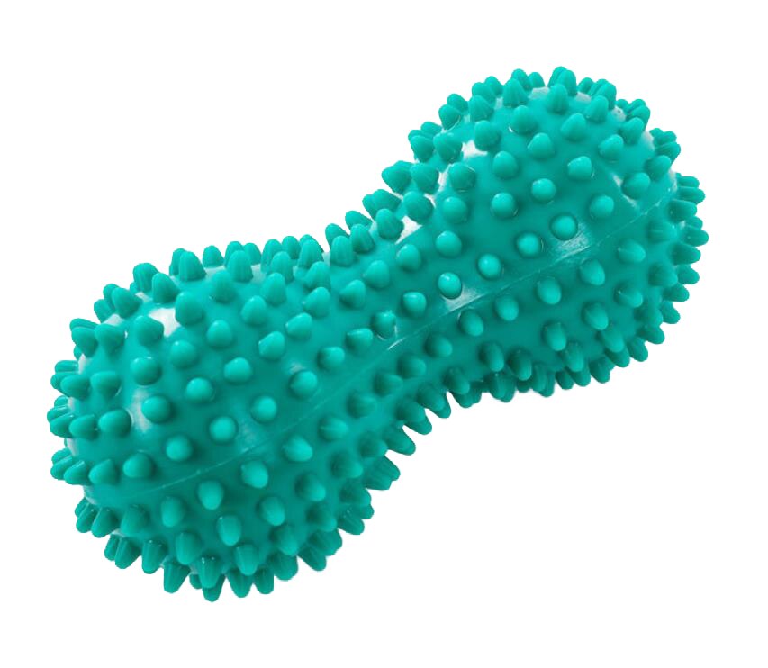 Jordnøddeform massagebold fitness sport træning kropsstress pvc fod spids muskel massage bold hånd spids fysioterapi bold: Grøn