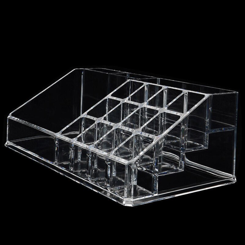 Acrylic transparent Makeup Organizer Storage Box Lipstick Storage holder Make Up tool Holder 6 Drawers Storage box For jewelry: B
