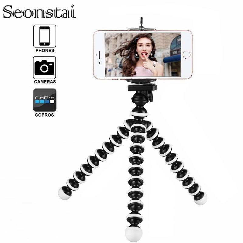 Support pour téléphone portable universel trépied flexible poulpe support selfie support de montage manfrotto support pour appareil photo iPhone Sumsang