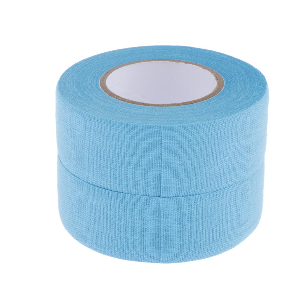 2 ruller 2.5 cmx 1000cm ishockey stick selvklebende håndtak tape slitesterk skli motstand grep badminton golf tennis tape