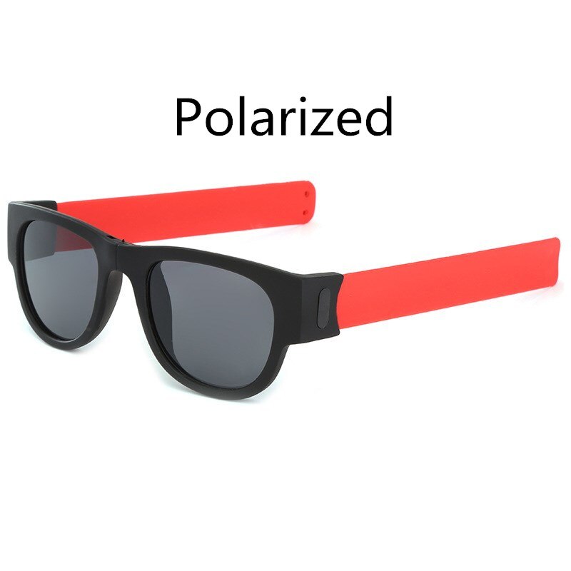 Outdoor Opvouwbare Zonnebril Mannen Gepolariseerde Pols Zonnebril Vouwen Voor Vrouwen Roll Armband Trend Opvouwbare Zonnebril: 10 Polarized