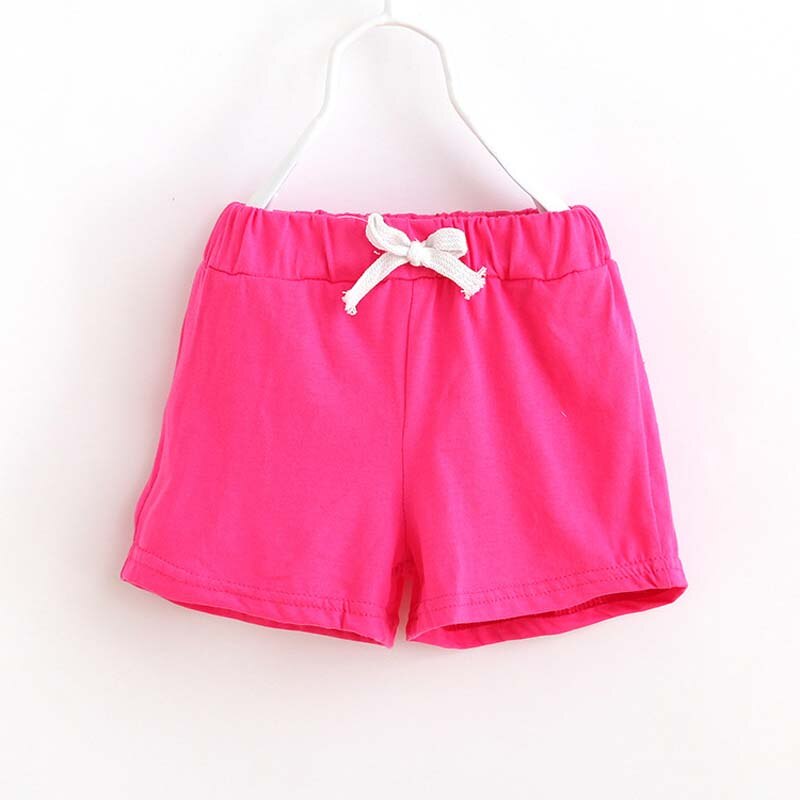 Børn sommerbukser til baby drenge shorts børn bukser slik solide farver strand