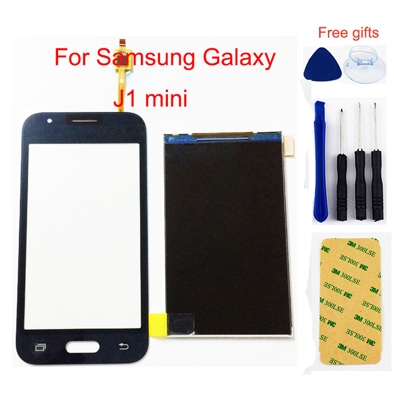 LCD Für Samsung Galaxy J1 mini LCD Touch J105 J105H J105F J105M SM-J105F LCD Display Panel + Touchscreen Digitizer glas