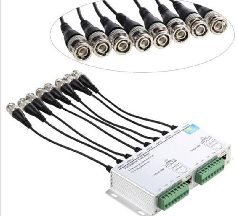 4CH 8CH CCTV 4 Channel Passive Transmitter Video Balun BNC Female to UTP Rj45 Cat5