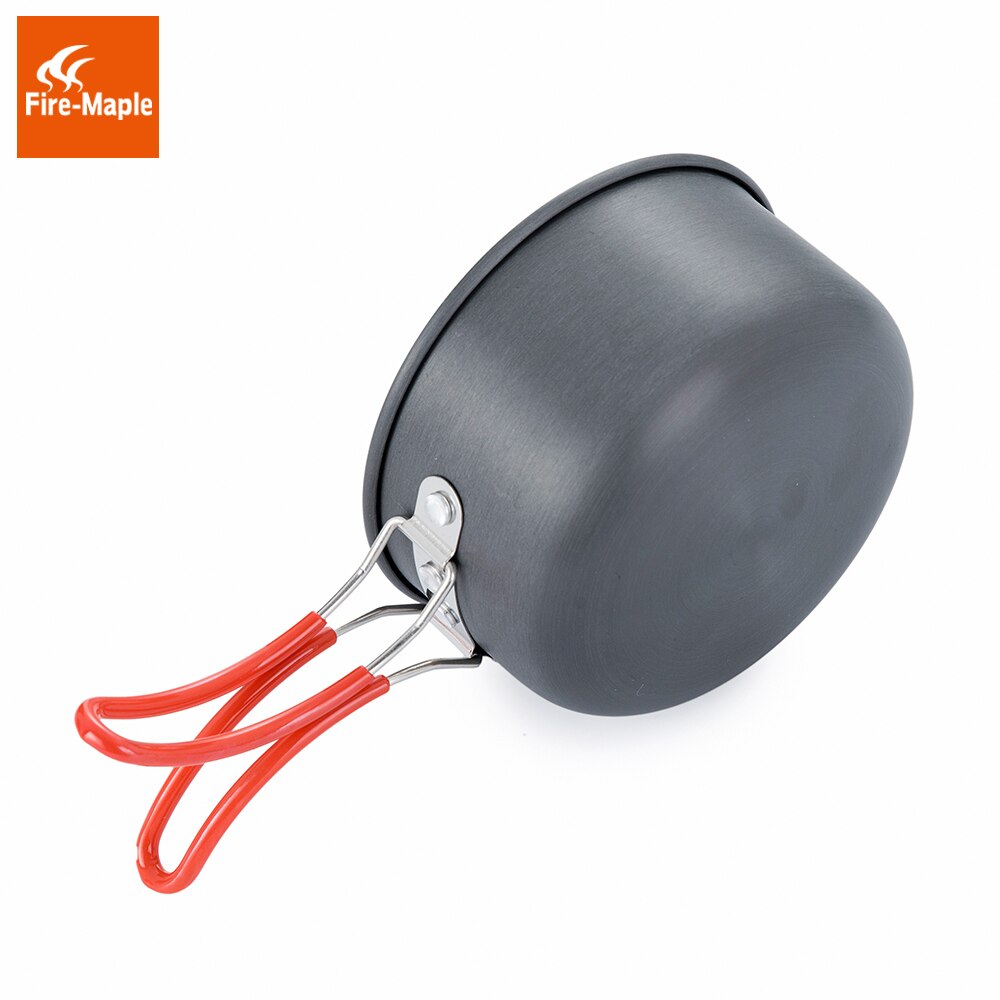 Fogo maple acampamento pote tigela dobrável mochila conjunto de panelas para 1 pessoa 195g FMC-207 ultraleve ao ar livre único panelas