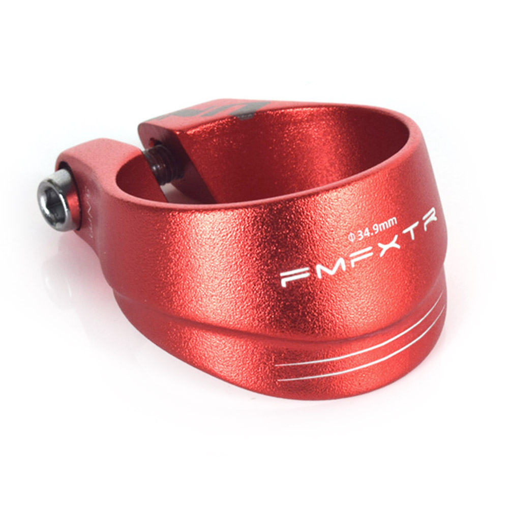 Mtb Fiets Zadelpenklem Aluminium Ultralight Fiets Lock Zadelklem Fietsen Deel Zadelpen Clip 31.8Mm/34.9mm: Red 34.9mm