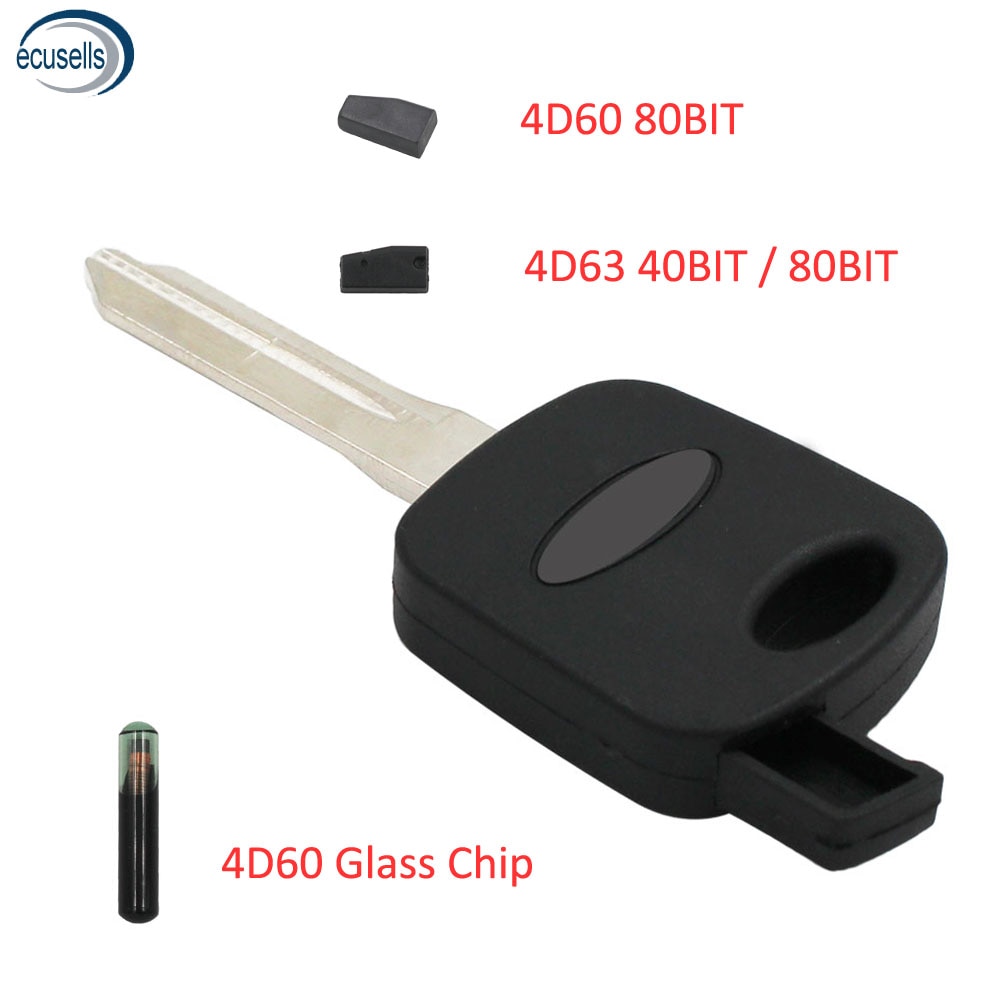 ! Vervangende Afstandsbediening Sleutel Shell Voor Voor-Ford-Mondeo Focus Fiesta Key Case Fob Met 4D60 /4D63 Chip 80 Bits 40 Bits