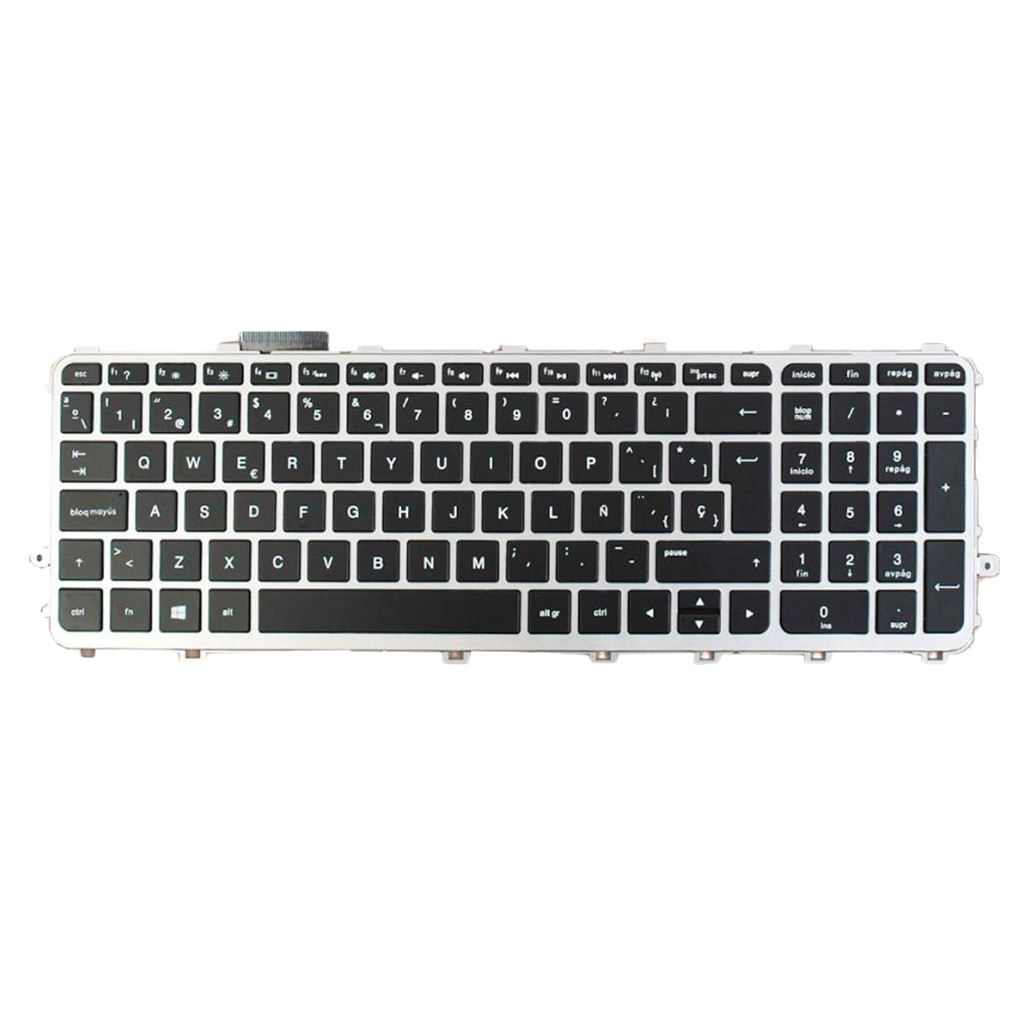 Replacement Laptop Keyboard Spanish Layout with Backlit Button Keypad for HP ENVY 15-j110la 17-j150la 15-j005ss