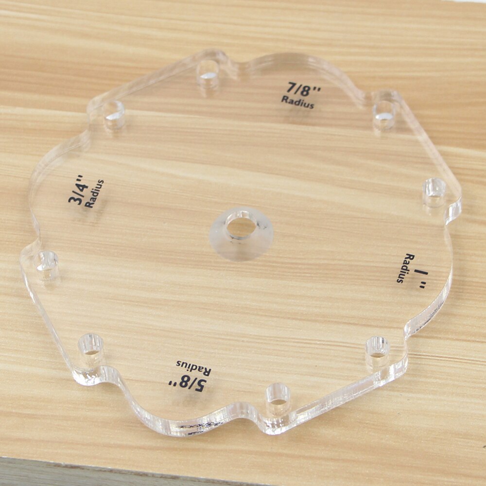 3pcs Router Radius Templates For Routing Accurate Rounded Corners Wood Panel Corner Radius Router Table Bit Jig Arc Locator