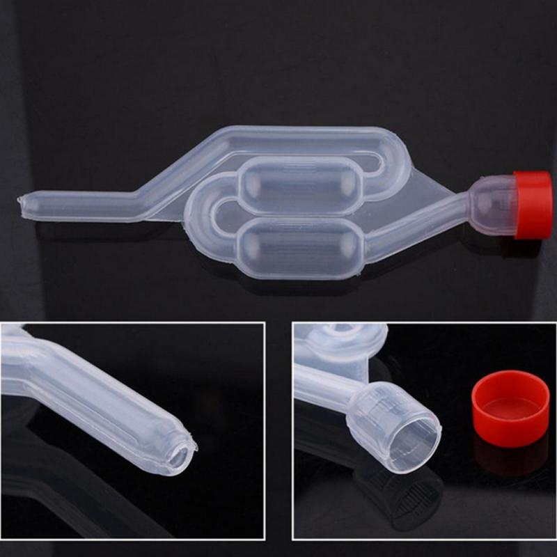Herbruikbare Homebrew Wijn Gisting Air Lock Plastic Bubble Tule One-Way Uitlaat Water Seal Valve Bier Tool Luchtsluis