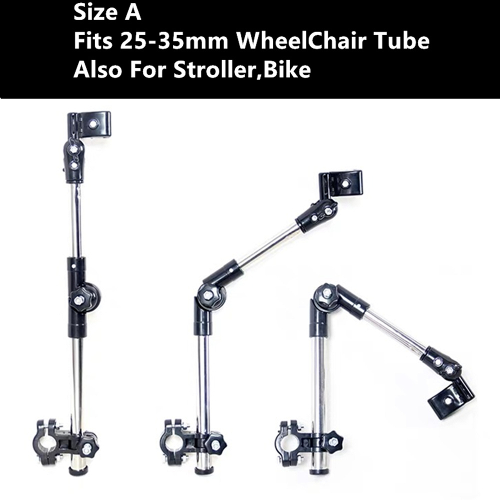 JayCreer Parapluhouder voor rolstoelen, scooters, wandelwagen, fiets