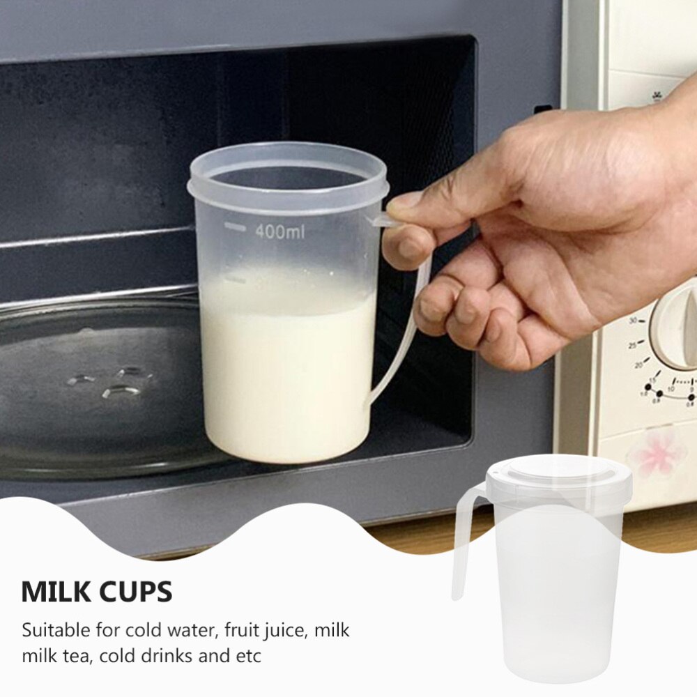 4 Pcs Cups Storage Containers Storage Glasses (Transparent)