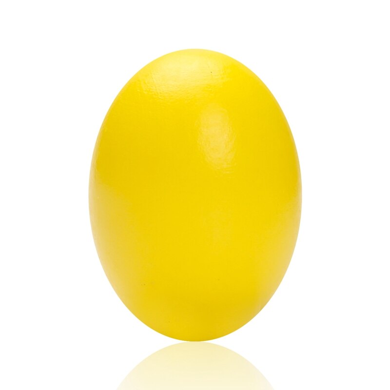 Bunte ostereier aus holz, naturgetreue holzimitation, osterdekorationen zum selberbasteln für freundlicher, osterparty: Gelb