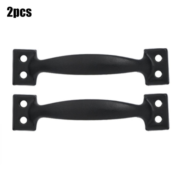 Golden Cupboard Handle Brushed Stainless Steel Kitchen Cabinet Door Knob Furniture Drawer Pull Hardware Pulls Bar Handle: BLACK / 5inch