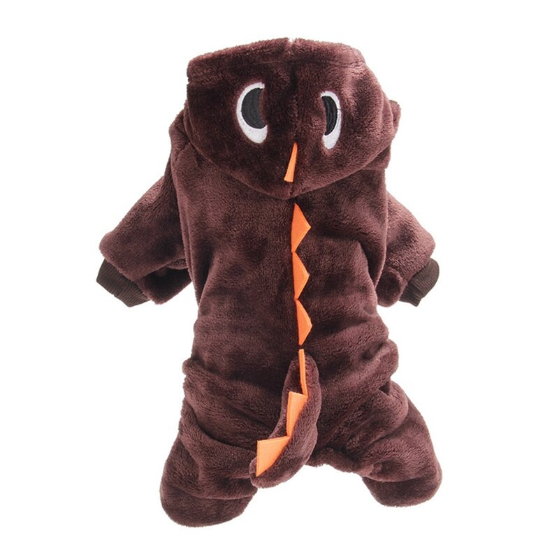 Juhla halloween koriste söpö dinosauruksen muotoinen koiran vaatteet haalarit lemmikkeille koiranpentu huppari vaatteet tee itse cosplay puku: Ce / Xl