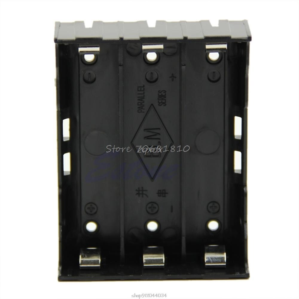 Plastic Battery Case Holder Storage Box For 18650 Rechargeable Battery 3.7V DIY Mar24 21: Battery Holder for3
