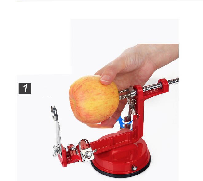 Hand-Shake Apple Peeler Apple Cutting Machine Fruit Peeling Knife core/slice Household Accessories Kitchen Utensils 3in1