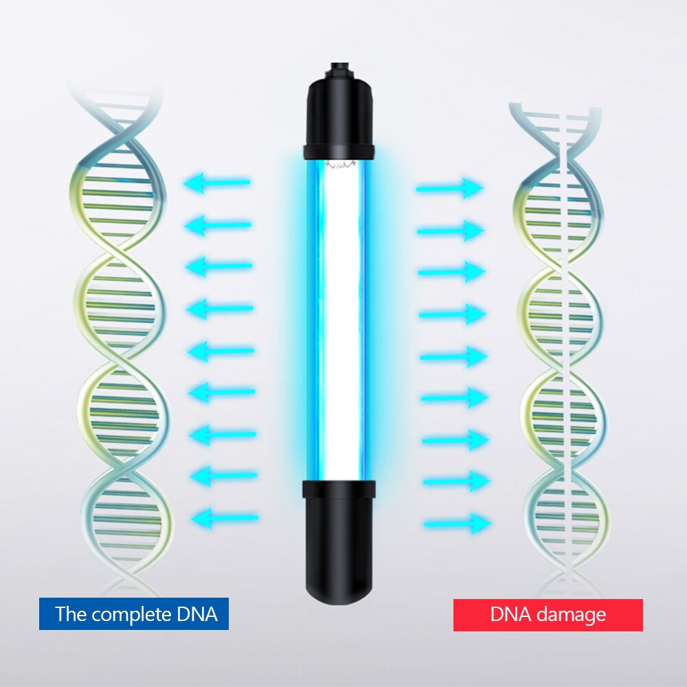 Luz germicida para esterilizador UV para acuario, lámpara bactericida para buceo, 5W/9W