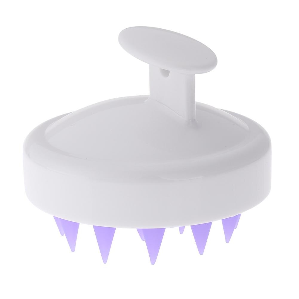 Brosse de Massage du cuir chevelu en Silicone, 1 pièce, pour shampoing, douche, pour le corps, peigne à cheveux, outils de coiffure: 10