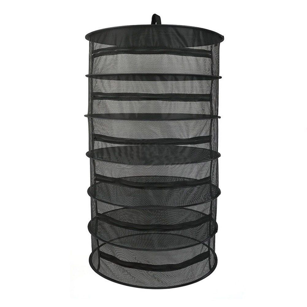 Hengende tørkenettstativ 6 etterslep pustende slitesterk nettinghylle til plantegrønnsaksurter @ls  ap09: 02